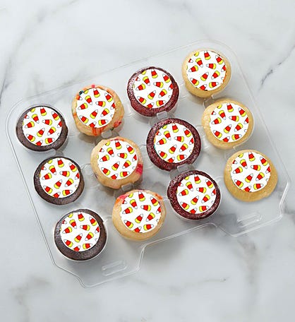 12-24 Mini Candy Corn Cupcakes